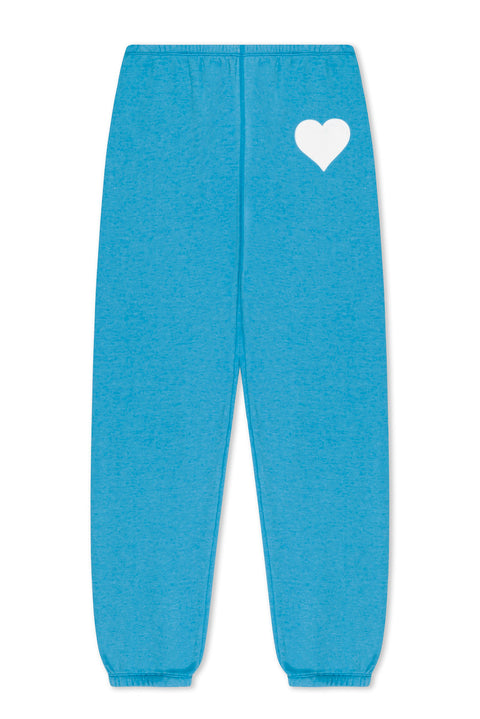 Turquoise Heart Sweatpants