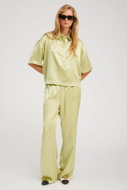 Pistachio Silk Kauai Pants