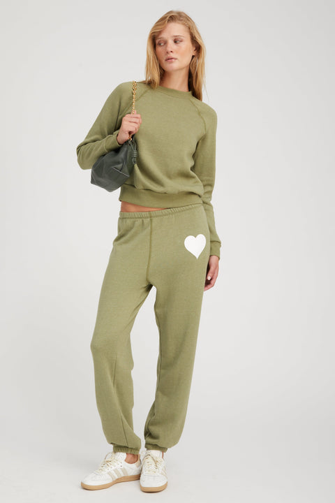 Basil Shrunken Raglan Sweatshirt