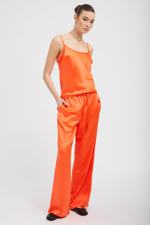 Orange Silk Kauai Pants