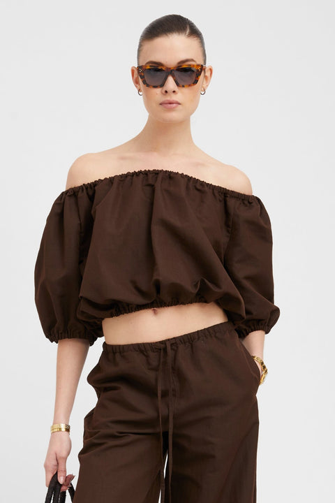 Americano Linen Isabel Top