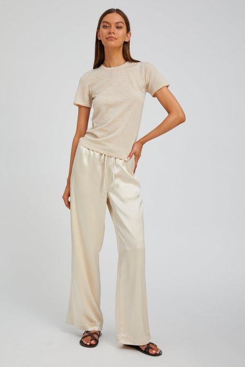 Champagne Silk Kauai Pants