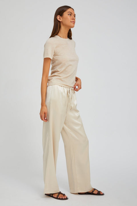 Champagne Silk Kauai Pants